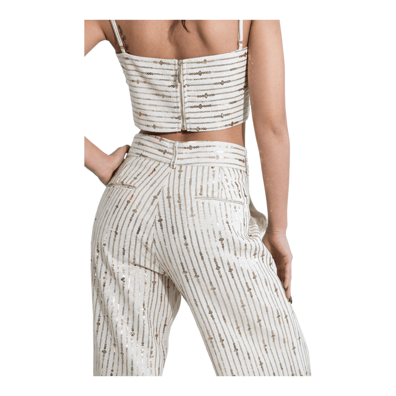 Hamptons Pants Gold Lines | Social Girls Miami